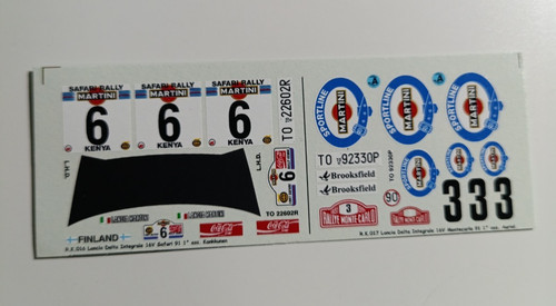 Decals lancia delta - decals,