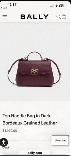 Borsa bally con manico - con,