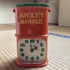 Sveglia Walt Disney Time Made In Japan Topolino carica manuale vintage rara