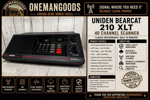Uniden bearcat bc210xlt - bc210xlt, 40