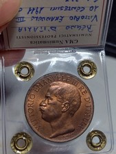 Regno d'Italia 10 Centesimi 1911 Fdc Rame Rosso Eccezionale 