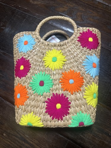 Borsa secchiello ricamata a - a,