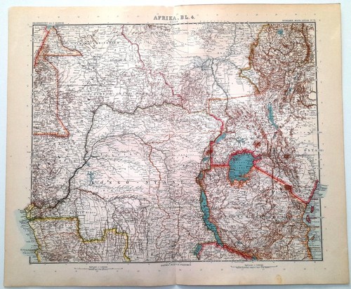 Carta geografica antica africa - geografica,