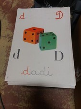 Alfabetiere Murale vintage UNO SOLO  25x35 ... leggi attentamente la descrizione