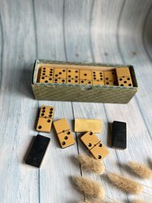 Antico set domino inglese in