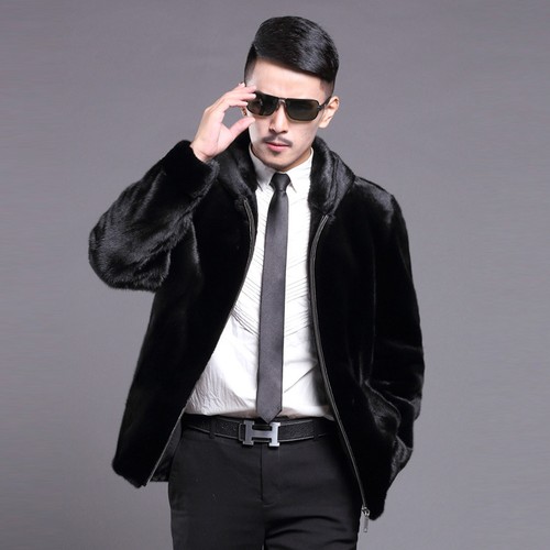 Cappotto invernale uomo visone