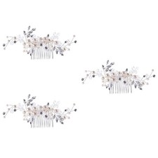 3 pezzi pettine capelli moda perle cristalli copricapo accessori capelli sposa