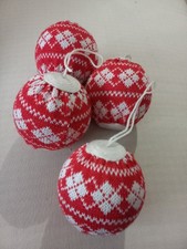 Palle Di Natale Fatte A Maglia