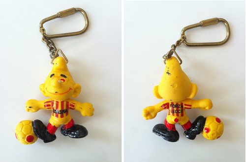 Puffo calciatore forza lecce - calciatore,
