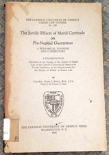 1942 CATHOLIC CANON LAW ON