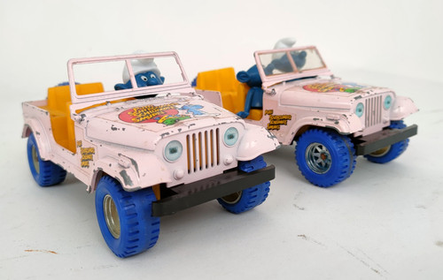 Jeep fuoristrada dei puffi - jeep,