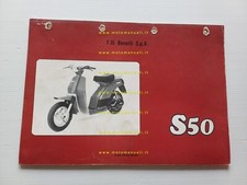 Benelli S 50 Scooter 1981 catalogo ricambi originale spare parts list