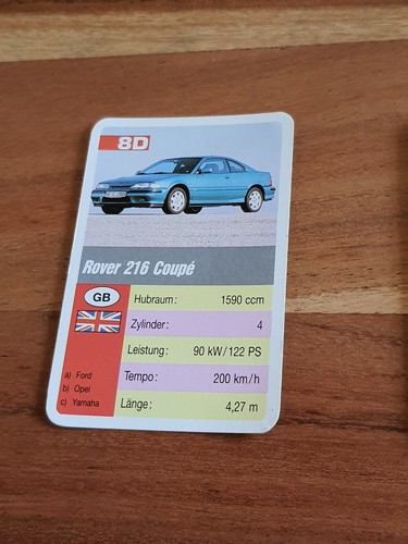 Rover 216 coupe super trump - super,