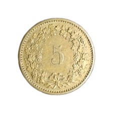 Moneta Svizzera, 5 Rappen 1982