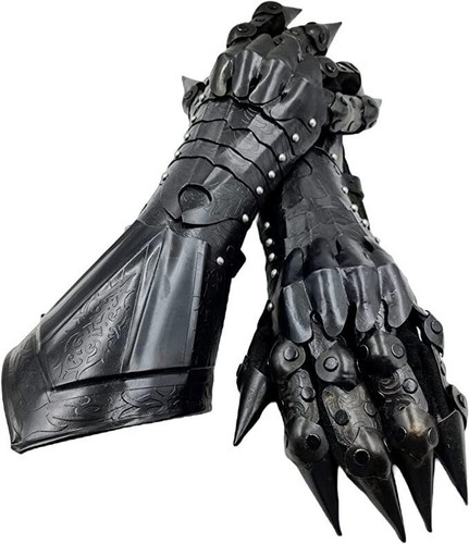 Medieval knight gauntlet pair - gauntlet,