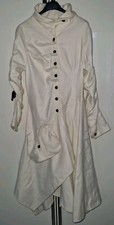 abbigliamento donna cappotto primavera/autunno Bianco S