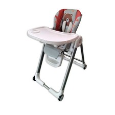 Aziamor Seggiolone Pappa Pappy Snack Colore Grigio Fantasia Orso