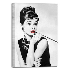 Audrey Hepburn modern art 2 design quadro stampa tela dipinto telaio arredo casa