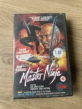 The Master Ninja 1 VHS Sho Kusugi ex rental big box working video Rare