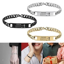 Bracciale a catena da uomo con