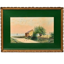 Quadro acquerello TSCHUSCHKE
