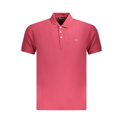 Napapijri red cotton men polo - cotton,