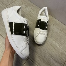 Valentino Garavani Open Skate Sneakers VLTN scarpe da ginnastica in pelle taglia 44 EU 10 US