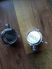 2 Contatori Acqua Sisma, Filetto Contalitri Bagno Boiler Vintage Come Da Foto 