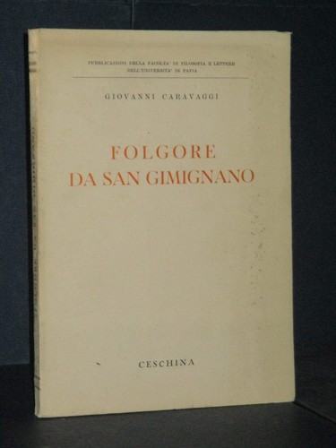 Giovanni caravaggi folgore - caravaggi,