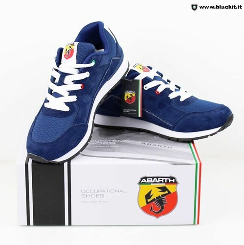 Scarpe blu rally abarth numero - blu,
