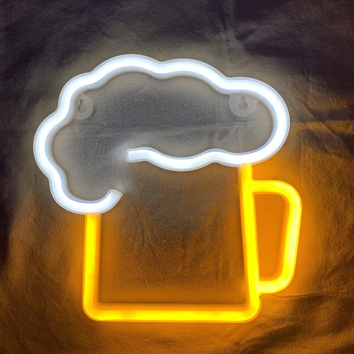 Insegna neon birra luce - insegna,