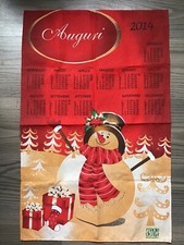 Asciugamano Strofinaccio Canovaccio  Serie Calendario 2014