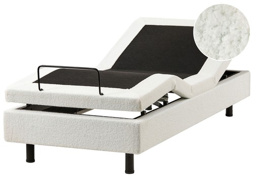 Letto bouclè bianco - , sporco