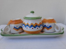 Set Colazione, Tazzine, Vassoio, Zuccheriera