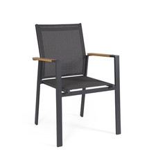 Sedia esterno con braccioli - sedia,