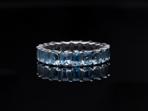 Anello memoria acquamarina - anello, di