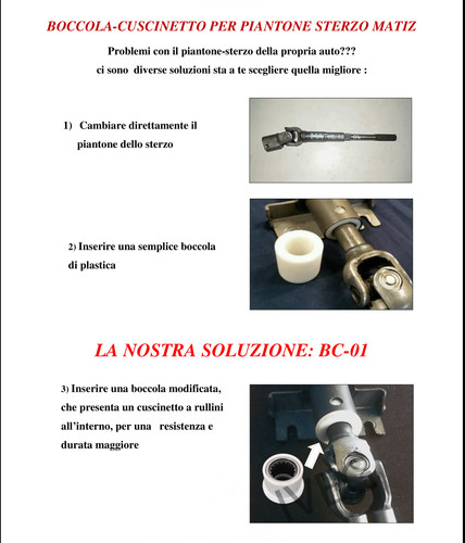Modifica boccola piantone - modifica,