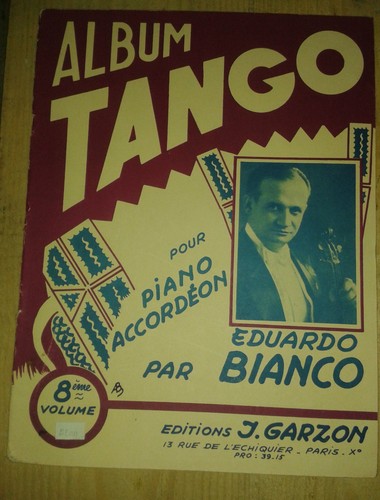 Album tango pour piano - album, et