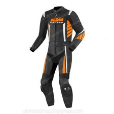 KTM Tuta Pelle Moto Racing