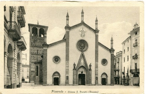 1927 pinerolo chiesa donato - pinerolo, s.donato