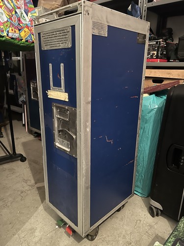 Flight case trolley rigido - , blu