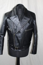 Giacca pelle vintage biker - vintage,