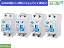 DIFFERENZIALE PURO SALVAVITA 2P 16A 25A 40A 63A  300mA 6kA  JXL1