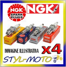 KIT 4 CANDELE NGK BCPR6ES-11 NISSAN 200 SX Turbo 30 1.8 129 kW CA18DET 1989