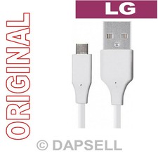 Lg Cavo Dati Ricarica Originale Usb - Type C Ead63849203 Bianco Per  G7+ Thinq