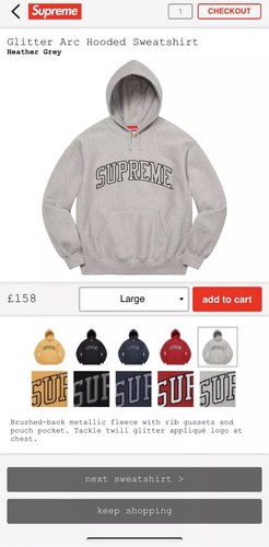 Supreme felpa con cappuccio - supreme,