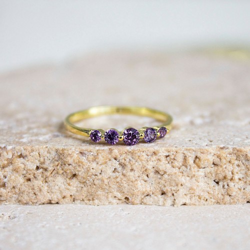 Anello argento 925 con 5 - argento,