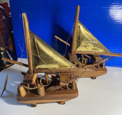 Due barche pesca - in, legno