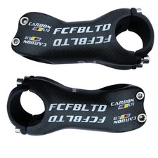 Stelo manubrio bici mountain bike carbonio 6/17 gradi 31,8 mm 60--130 mm