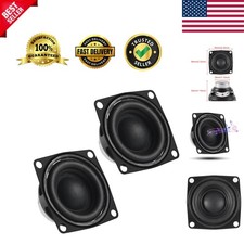 2Pcs 2" 2inch 4Ohm 10W Full